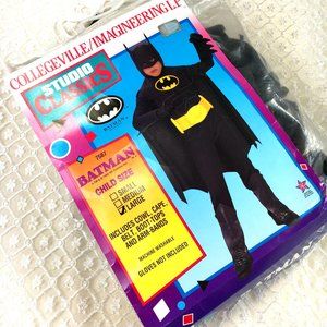 Batman Collectible Child Costume Large '92 Vtg Studio Classics NOS NWT